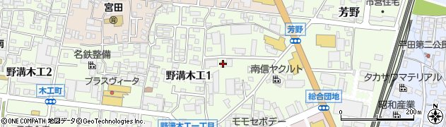 おんたけ交通株式会社　松本旅行センター周辺の地図