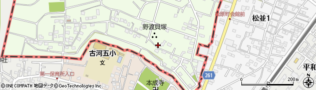 栃木県下都賀郡野木町野渡189周辺の地図