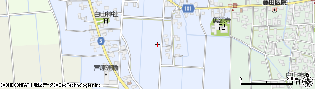 福井県あわら市下番周辺の地図