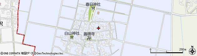 福井県あわら市中浜周辺の地図