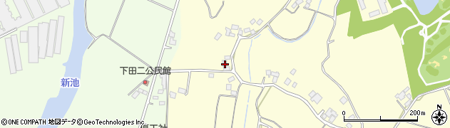 茨城県小美玉市野田985周辺の地図