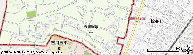 栃木県下都賀郡野木町野渡166周辺の地図