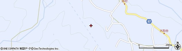 長野県松本市入山辺（大和合）周辺の地図
