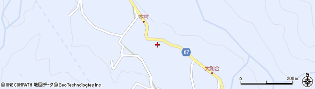 長野県松本市入山辺大和合6868周辺の地図