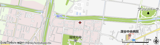 埼玉県深谷市稲荷町北周辺の地図