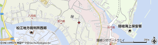 島根県隠岐郡隠岐の島町西町大城の一周辺の地図