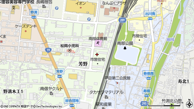 〒399-0002 長野県松本市芳野の地図