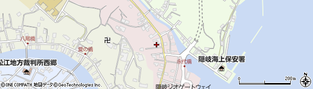 島根県隠岐郡隠岐の島町中町目貫の二周辺の地図