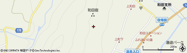 長野県長和町（小県郡）和田（上町）周辺の地図