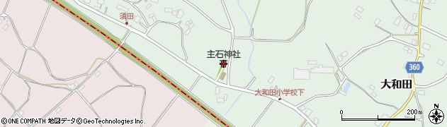 主石神社周辺の地図