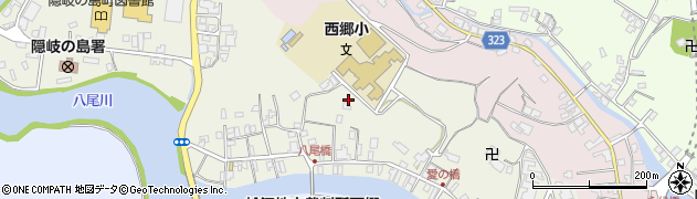 島根県隠岐郡隠岐の島町西町大城の四周辺の地図