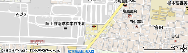 ウエルシア薬局　松本高宮西店周辺の地図