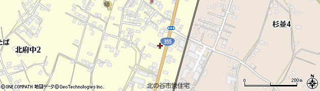セブンイレブン石岡北府中店周辺の地図