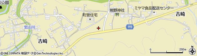 群馬県下仁田町（甘楽郡）吉崎周辺の地図