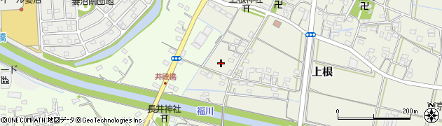 埼玉県熊谷市上根579周辺の地図