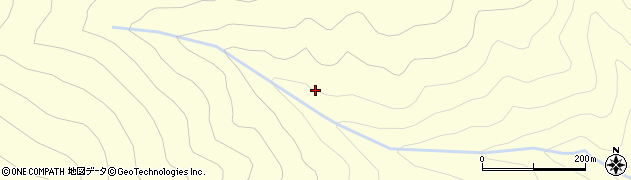 ケミ沢周辺の地図