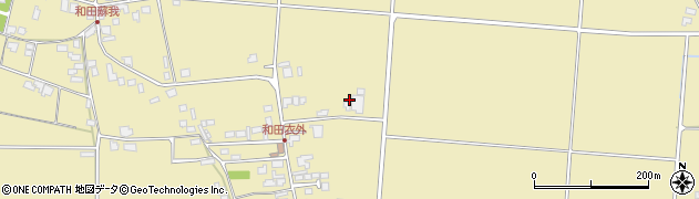 長野県松本市和田衣外965周辺の地図