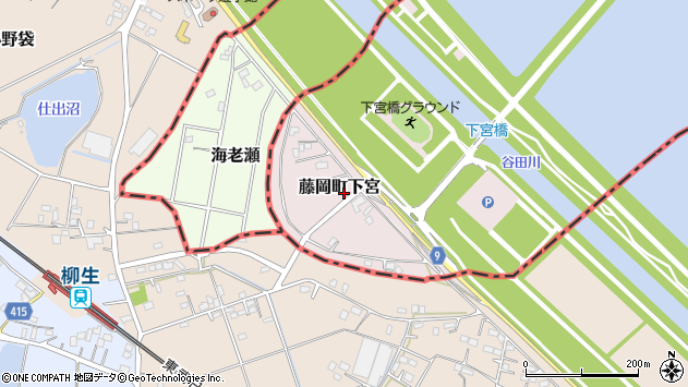 〒349-1221 栃木県栃木市藤岡町下宮の地図