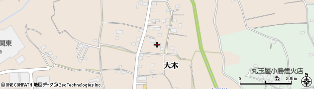 茨城県下妻市大木307周辺の地図