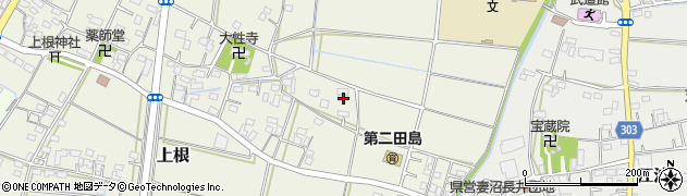埼玉県熊谷市上根449周辺の地図