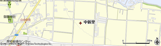 埼玉県神川町（児玉郡）中新里周辺の地図
