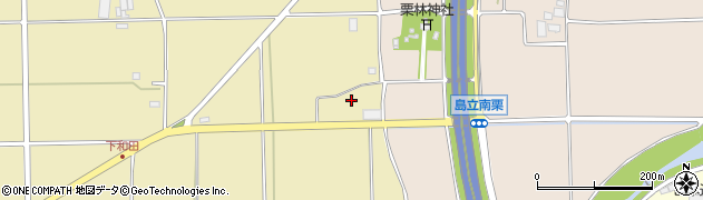 新田松本線周辺の地図