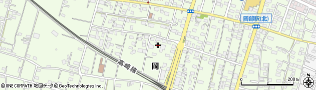 埼玉県深谷市岡2539周辺の地図