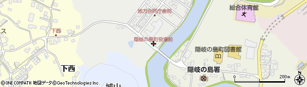 隠岐の島町役場前周辺の地図
