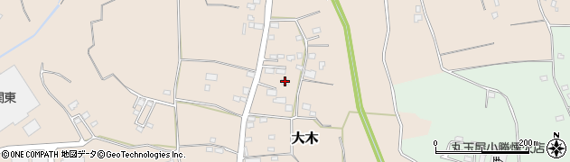 茨城県下妻市大木306周辺の地図