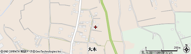 茨城県下妻市大木253周辺の地図