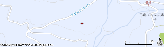 長野県松本市入山辺三城周辺の地図