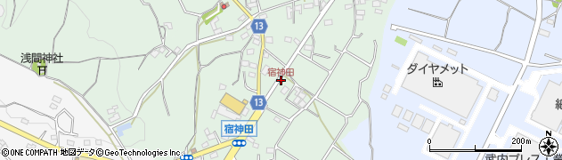 宿神田周辺の地図