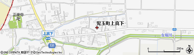 埼玉県本庄市児玉町上真下334周辺の地図