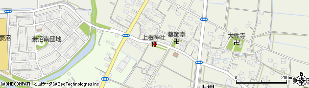 埼玉県熊谷市上根588周辺の地図