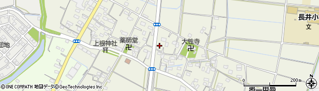 埼玉県熊谷市上根周辺の地図