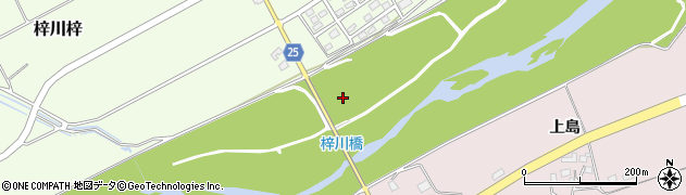 梓川橋周辺の地図