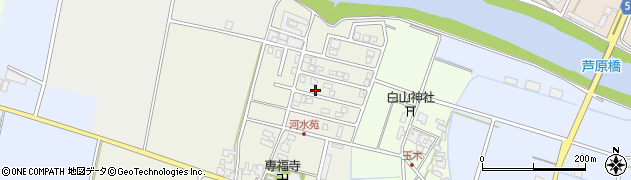 新郷城鎮揚水機場周辺の地図