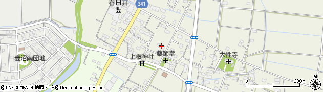 埼玉県熊谷市上根515周辺の地図