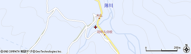 長野県松本市入山辺6026周辺の地図