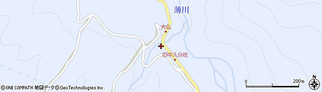 長野県松本市入山辺大仏6025周辺の地図