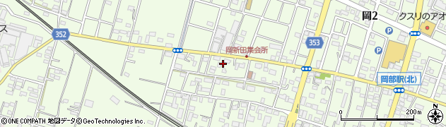 埼玉県深谷市岡2590周辺の地図
