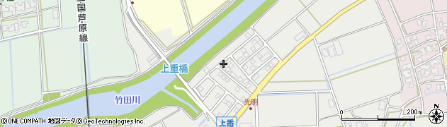 福井県あわら市翠明周辺の地図