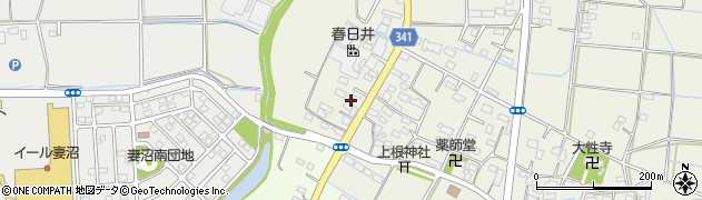 埼玉県熊谷市上根23周辺の地図