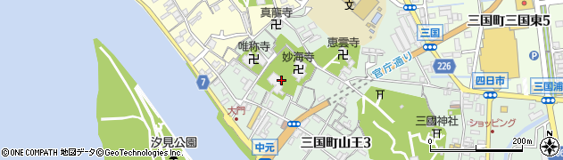 福井県坂井市三国町山王2丁目周辺の地図
