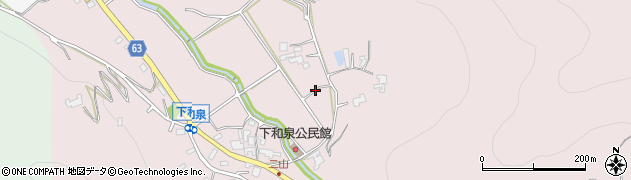 長野県松本市中山（下和泉）周辺の地図