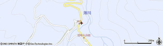 長野県松本市入山辺6023周辺の地図