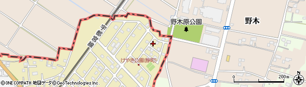 茨城県古河市静町36-15周辺の地図