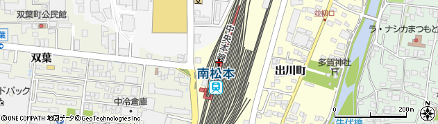 南松本駅周辺の地図