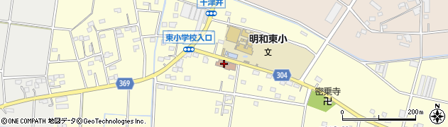 明和町立　東部学童保育所周辺の地図