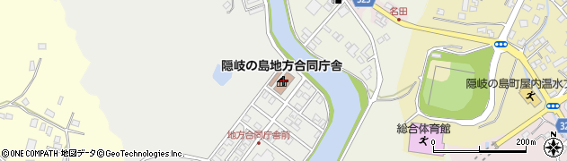 松江地方法務局西郷支局　みんなの人権１１０番周辺の地図